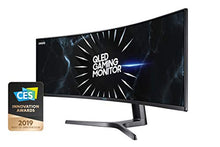 Load image into Gallery viewer, SAMSUNG LC49RG90SSNXZA 49-Inch CRG9 Curved Gaming Monitor, Black, QHD, 120Hz
